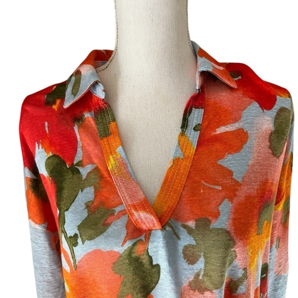JOIE Gorgeous Women’s Floral Multicolor Women's Top Size Large